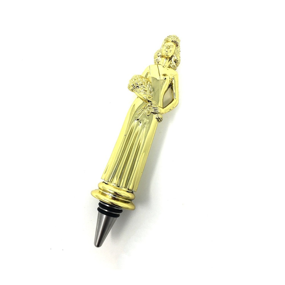 Handmade Bottle Stopper made from Repurposed Queen Trophy